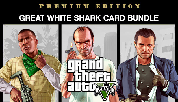Grand Theft Auto V: Premium Edition & Great White Shark Card Bundle (PC)