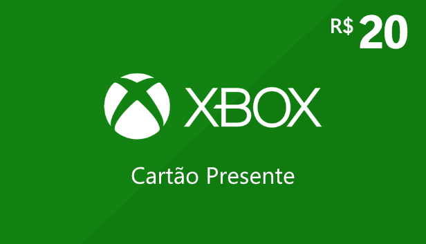Xbox R$20 - Cartão Presente Digital (Xbox One & Xbox Series X|S)