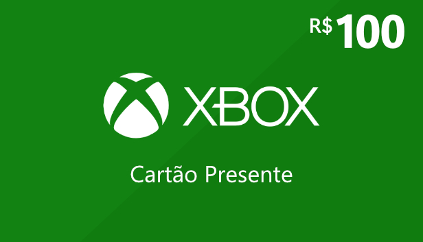 Xbox R$100 - Cartão Presente Digital (Xbox One & Xbox Series X|S)