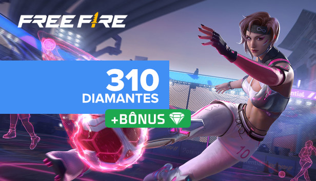 Free Fire - 310 Diamantes +10% de Bônus (Android & IOS)