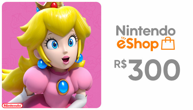 Nintendo - Gift Card Digital 300 Reais (Switch)