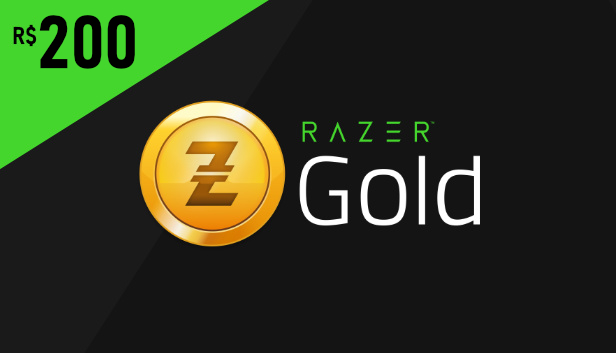 Razer Gold R$200 - Gift Card Digital (PC & Switch & Android)