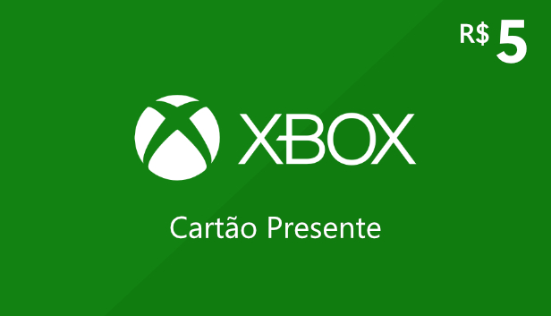 Xbox R$5 - Cartão Presente Digital (Xbox One & Xbox Series X|S)