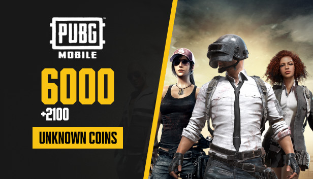 6000 + 2100 UC - PUBG Mobile (Android & IOS)