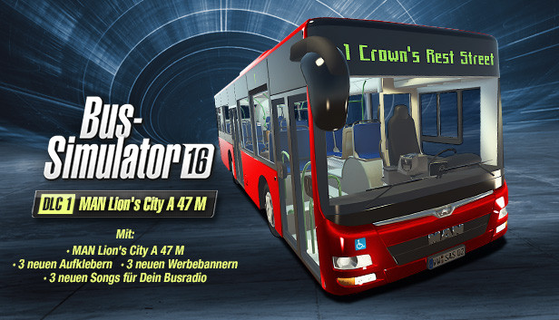 Bus Simulator 16 - MAN Lion's City A 47 M (PC & Mac)