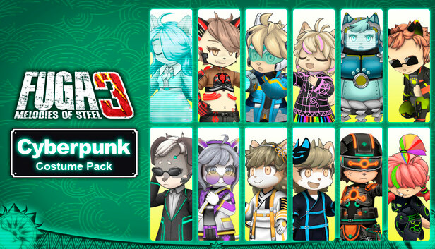 Fuga: Melodies of Steel 3 - Cyberpunk Costume Pack