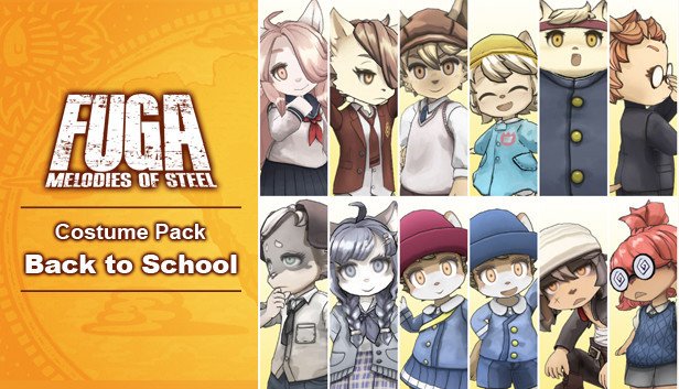 Fuga: Melodies of Steel - Back to School Costume Pack