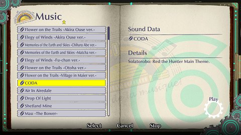 Fuga: Melodies of Steel 3 - Solatorobo: Red the Hunter Sound Pack
