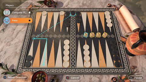 Backgammon + Mühle + Dame