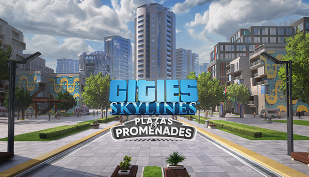 Cities: Skylines - Plazas &amp; Promenades (DLC) (Steam)