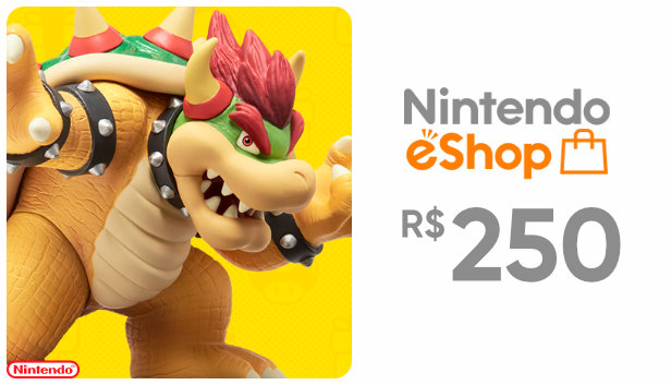 Nintendo - Gift Card Digital 250 Reais