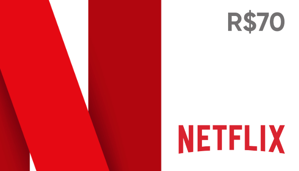 Netflix R$70 - Gift Card Digital